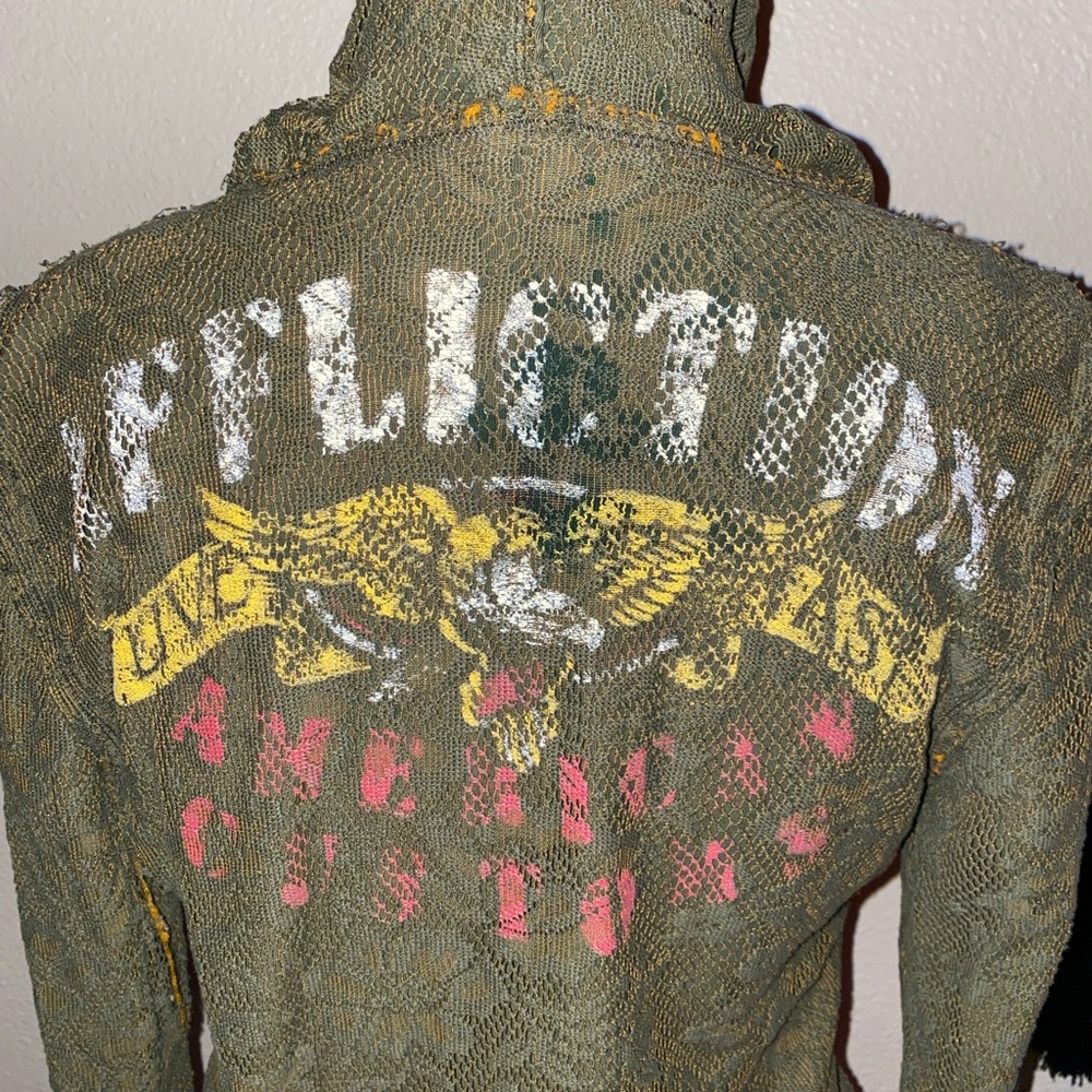 Affliction reversible zip-up - Picture 3 of 8